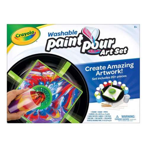 Crayola Washable Paint and Pour Art Set