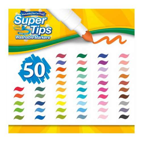 Crayola Washable Super Tips Markers (50 Count)