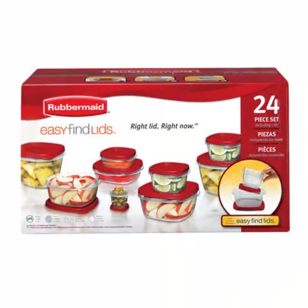 Rubbermaid Easy Find Lids Food Storage Set - Rubbermaid