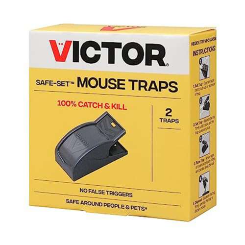 Victor Safe-Set Mouse Traps - 2 Pack
