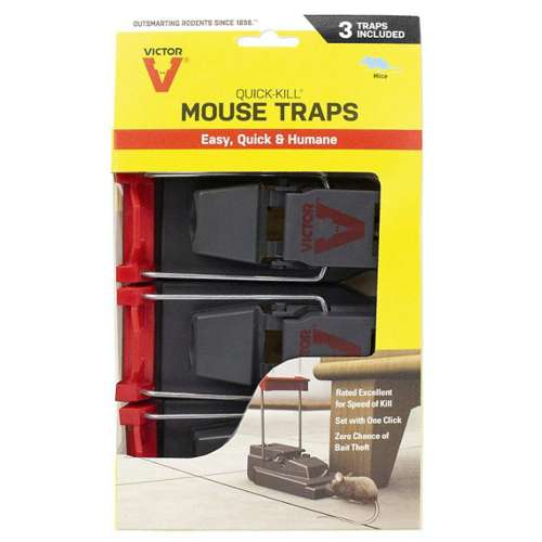 Victor Black Power-Kill Mouse Trap - 2 Pack 