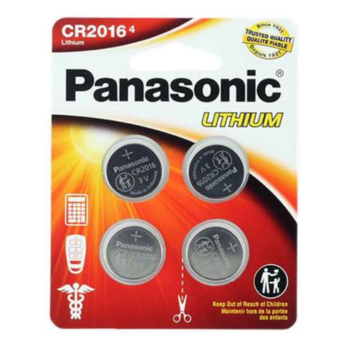 Panasonic CR2016 Lithium Battery 4PK