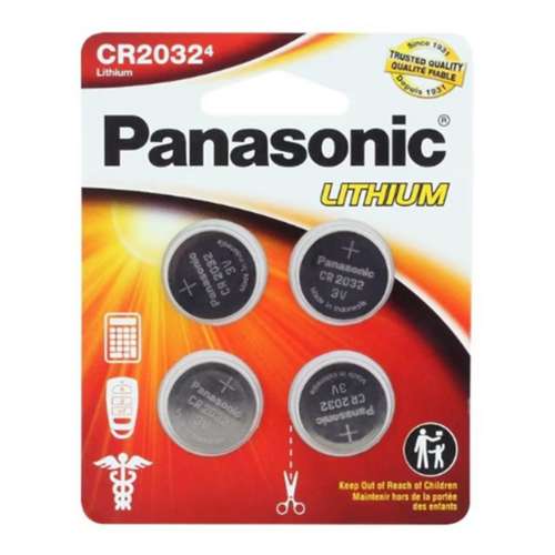 Panasonic CR2032 Lithium Battery 4PK