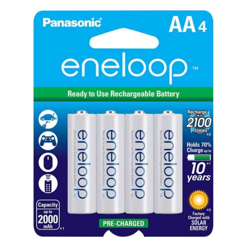 Panasonic eneloop AA4 Rechargeable 4 Pack Batteries