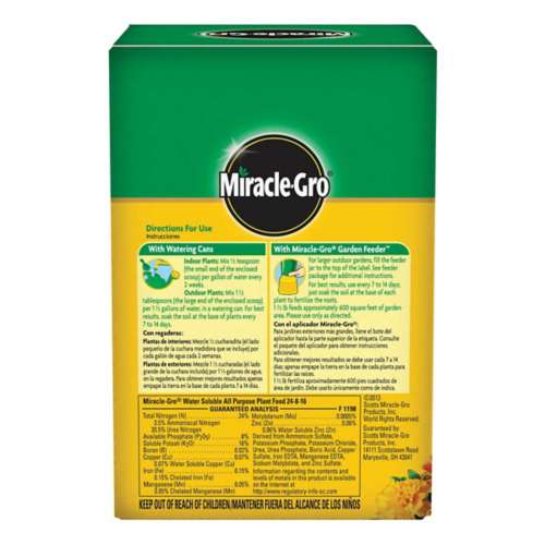 MiracleGro Powder Plant Food 1.5 lb