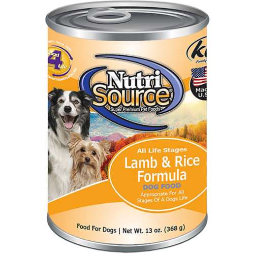 NutriSource Lamb & Rice Adult Canned Dog Food