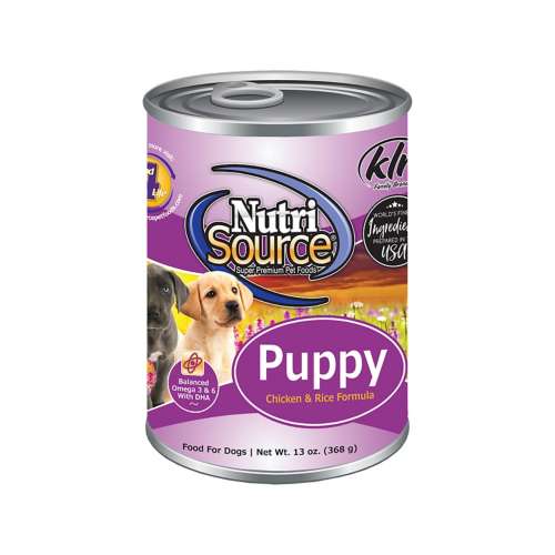 NutriSource Chicken & Rice Puppy Canned Dog Food