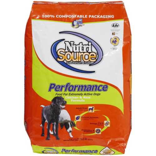 NutriSource Performance Chicken & Rice Formula Dry Dog Food | SCHEELS.com