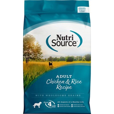 NutriSource Adult Chicken and Rice Dog Formula Food