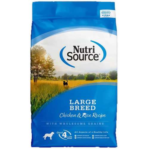 NutriSource Large Breed Adult Chicken and Rice Formula Dog Food