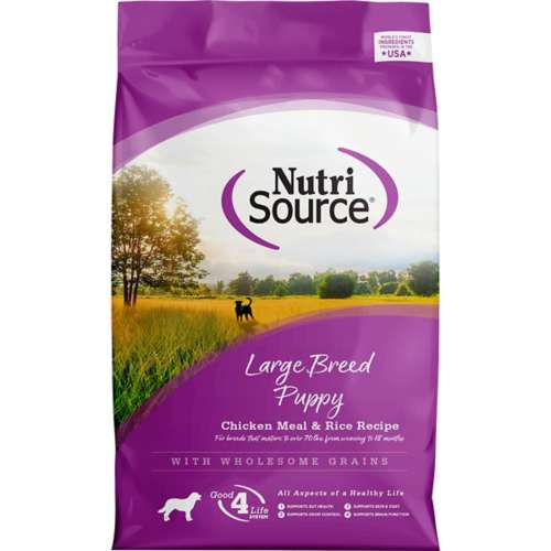NutriSource Large Breed Puppy Chicken and Rice Formula Dog Food