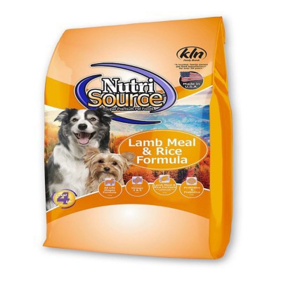 NutriSource Lamb Meal and Rice Formula Dog Food