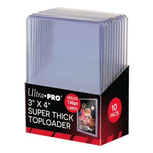 Ultra Pro 3"x4" 10ct Toploader Trading Card Holders