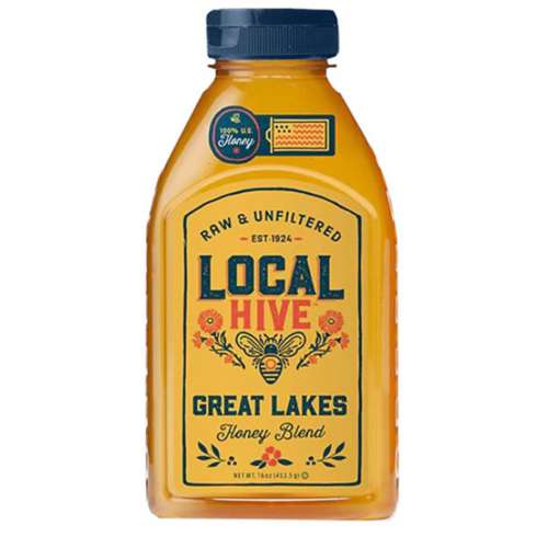 Local Hive Great Lakes Blend Raw & Unfiltered Honey