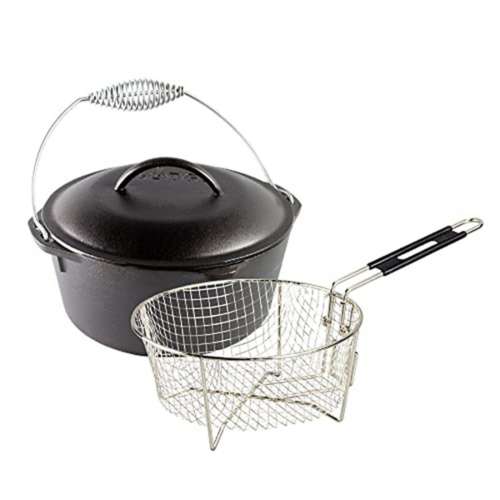 Cast Iron Dutch Ovens with Fry Baskets