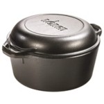 Lodge Cast Iron 5 Quart Double Dutch Oven - Thumbnail 1 of 5