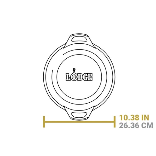 Lodge Cast Iron 5 Quart Double Dutch Oven - Primary Image