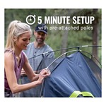 Coleman 8 Person Dark Room Skydome Camping Tent - Thumbnail 2 of 4