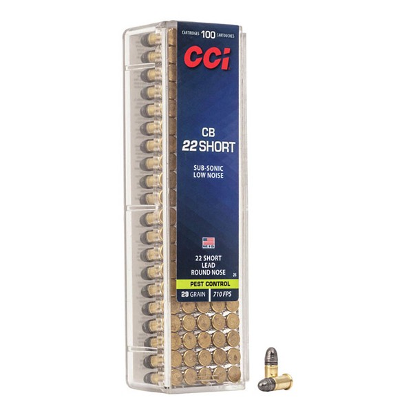 CCI CB Sub-Sonic Rimfire Ammunition