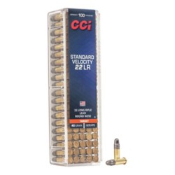 CCI Standard Velocity Rimfire Ammunition 100 Round Box