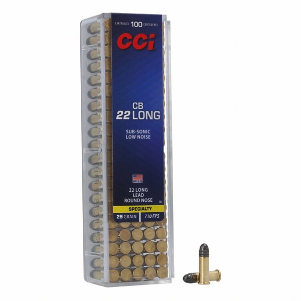 CCI CB Sub-Sonic Low Noise Rimfire Ammunition