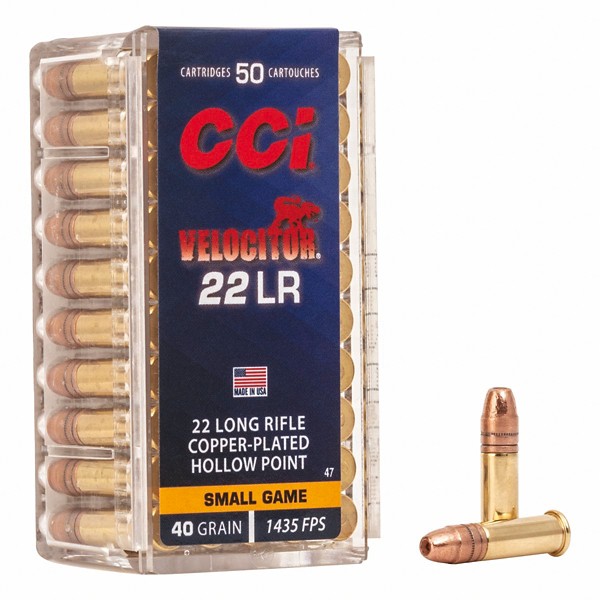 CCI Velocitor HP Rimfire Ammunition
