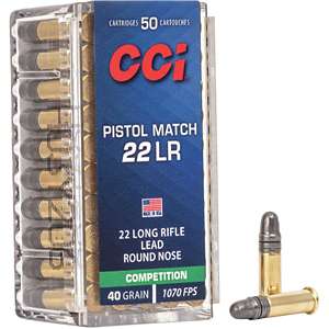 CCI Ammo 22 LR Pistol Match 40gr