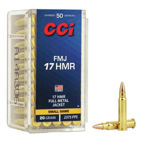 CCI FMJ Small Game Rimfire Ammunition 50 Round Box
