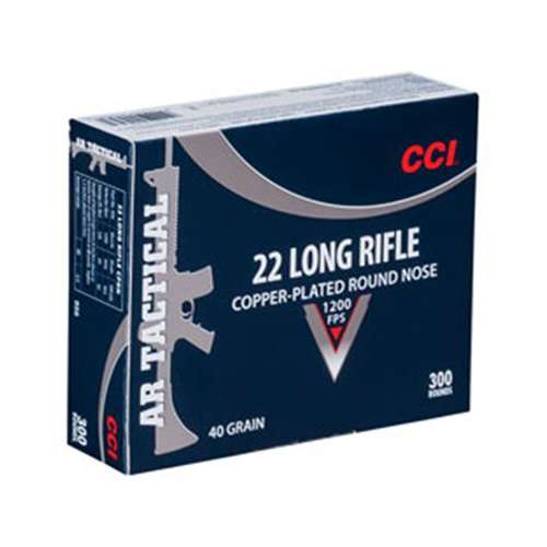 CCI AR Tactical .22 LR Rimfire Ammunition 300 Round Box