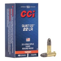 CCI Quiet-22 Target Rimfire Ammunition 50 Round Box