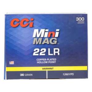 CCI Mini-Mag 22LR 36gr CPHP 300/bx