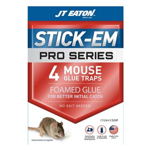 JT Eaton Stick-Em Pro Series Glue Trap For Mice 4 pk
