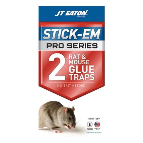 JT Eaton Stick-Em Pro Series Glue Trap For Rodents 2 pk