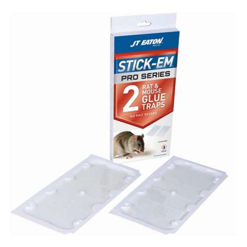 JT Eaton Stick-Em Pro Series Glue Trap For Rodents 2 pk