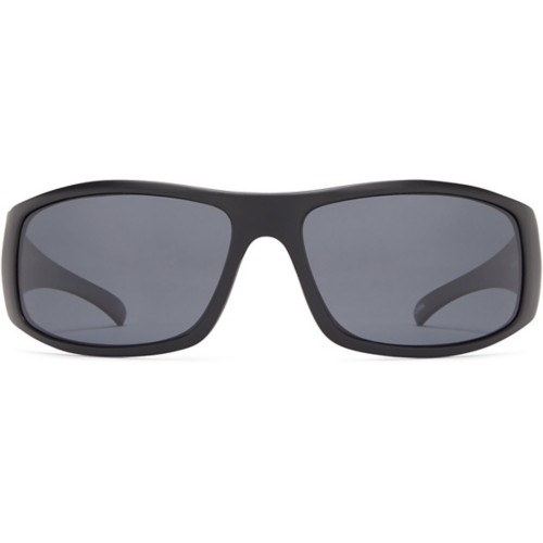 Fisherman Eyewear Bluefin Sunglasses in Matte Black Blue Mirror