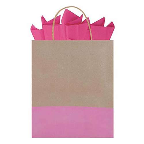 The Gift Wrap Company Dipped Recycled Kraft Paper Gift Bags