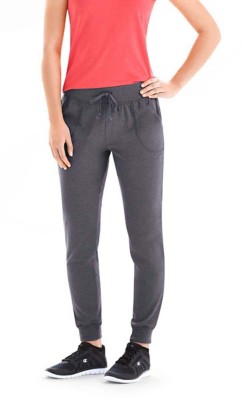 champion women's heathered jersey jogger pant