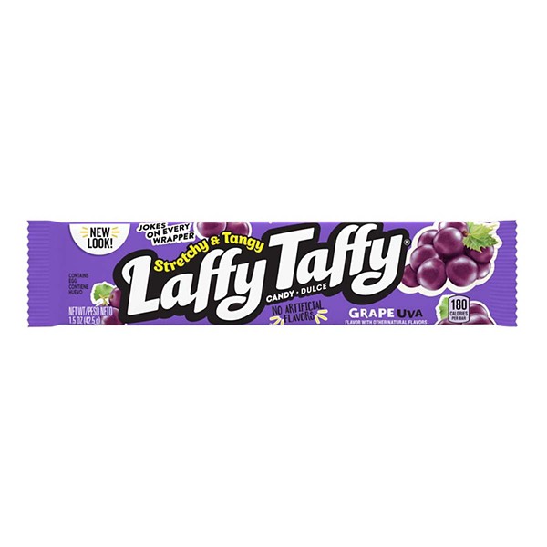 Nassau Candy Laffy Taffy Grape 1.5oz Bar