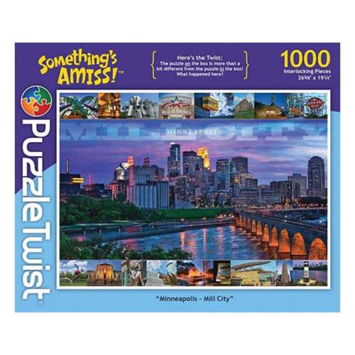 Puzzle Twist Minneapolis - Mill City 1000 Piece Puzzle