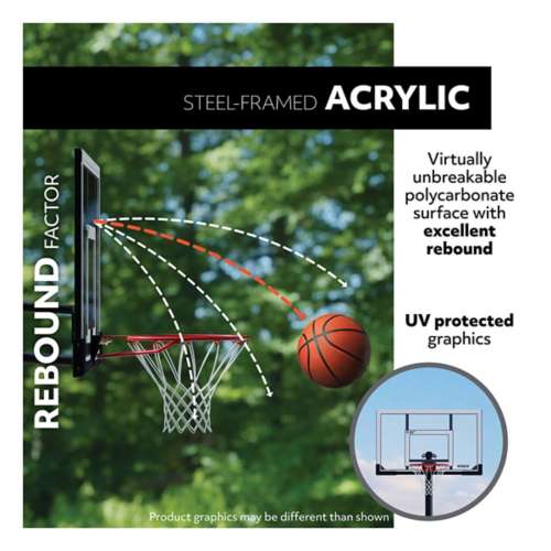 Lifetime Adjustable InGround 54" Acrylic Basketball Hoop