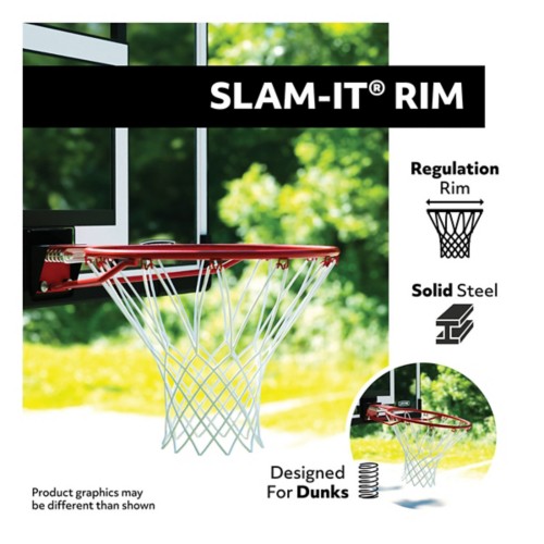 Lifetime Products Slam-It Basketball Rim with Net