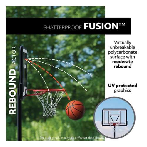 Lifetime Products 48" Fusion Acrylic Basketball Backboard Rim Combo