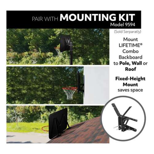 Lifetime 48" Basketball Backboard and Rim Combo