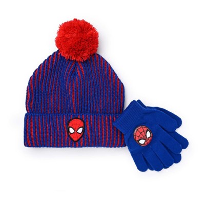 Kids' Berkshire Fashions Spiderman Ribbed Beanie and Glove Set