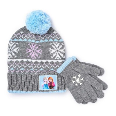 Kids' Berkshire Fashions Frozen Patch Beanie and Glove Set