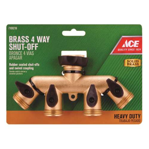 Ace Brass Threaded Female/Male Garden Hose Manifold