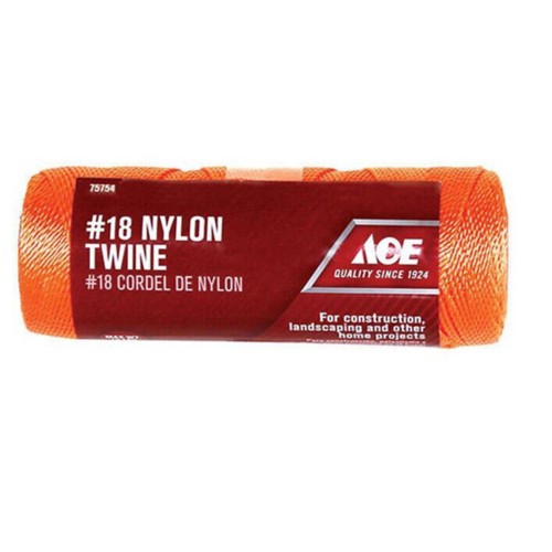 Remonyページ ACE #18 X 525 ft Orange Twisted Nylon Mason Line | SCHEELS.com