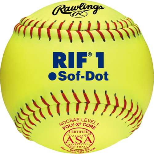 Rawlings ASA 10 inch Level 1 Soft Center RIF Official Softball