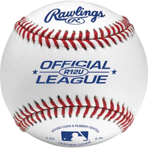 Rawlings 12 & Under Game Play Leather Official League Baseball 2 Pack