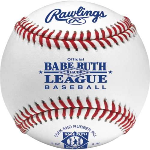 Rawlings 14 & Under Game Play Leather Official Babe Ruth Baseball 2 Pack